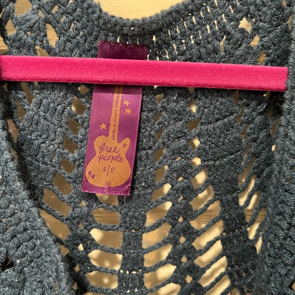 Free People Decorative Blue Green Vest Top - Picture 3 of 12